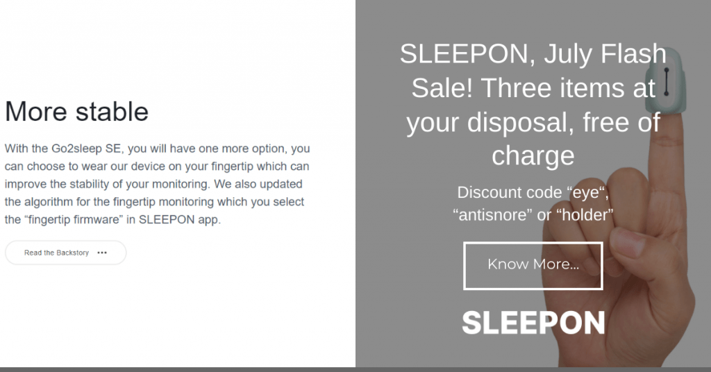 SLEEPON, July Flash Sale! Promotion Period: July 28th to July 31st